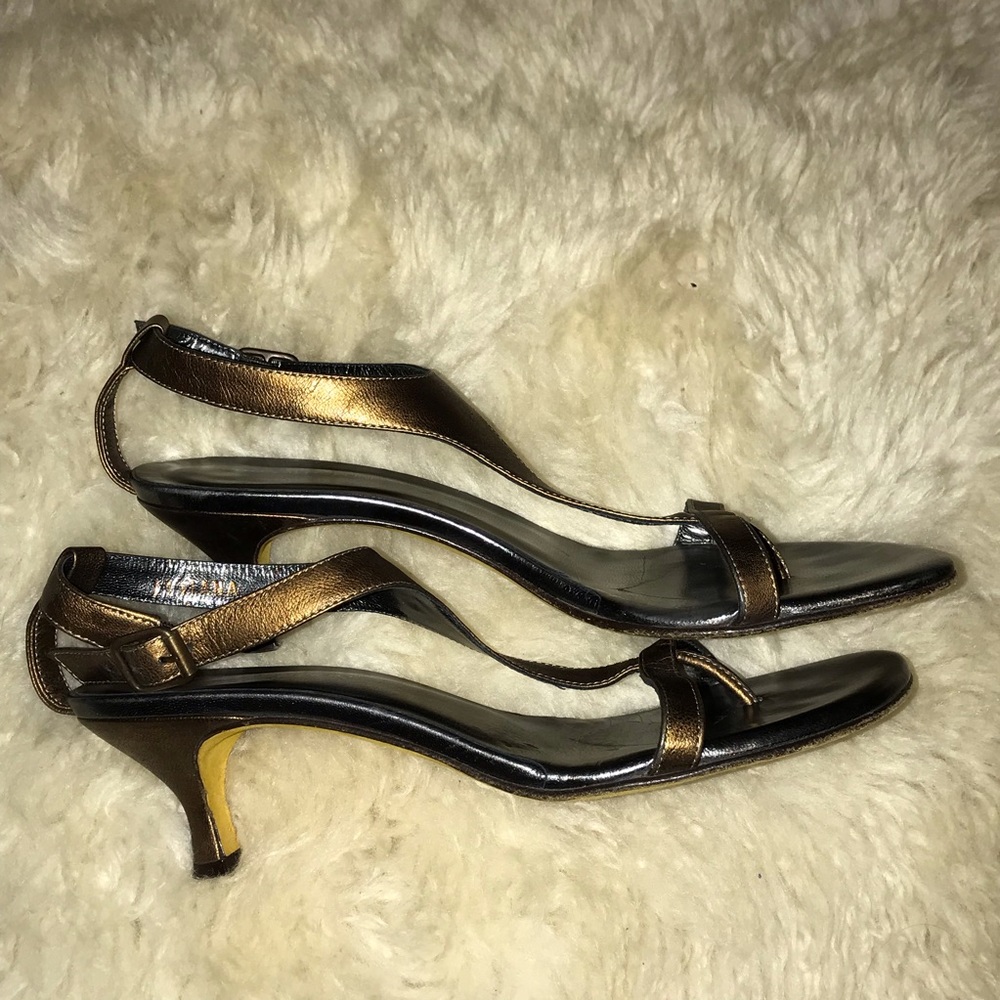 Donald J. Pliner Bronze Sandals - 8-1/2 M